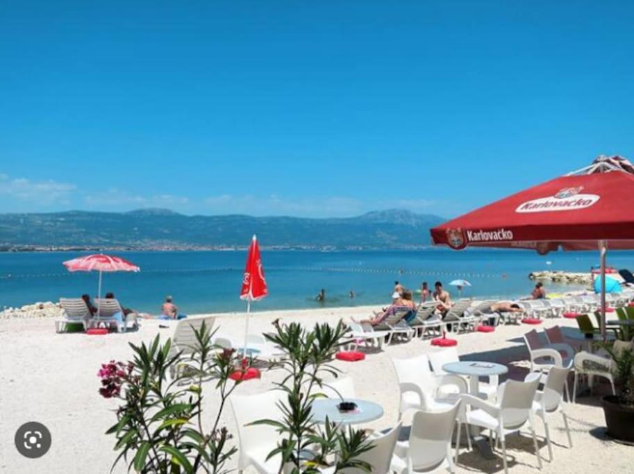 Luxury Villa Lana Apt, Seaview Terrace, Large Outdoor Space, Bbq Trogir Ngoại thất bức ảnh